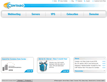 Tablet Screenshot of contabo.com